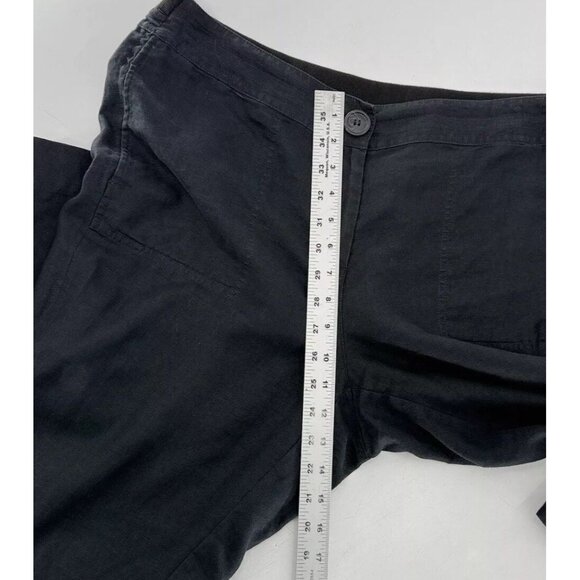 Chico’s Women’s 100% Linen‎ Wide Leg Lightweight Pants Sz 2 Office Career Work - Picture 7 of 8